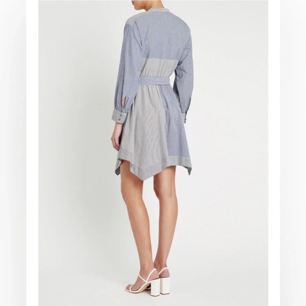 Rebecca Taylor Mixed Stripe and Eyelet Dress NWOT size XS - Picture 4 of 4